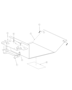 Floor Panel Assembly Diagram and Parts List for M60-KH 53AB5BAX150-25-HP Cub Cadet Lawn Tractor